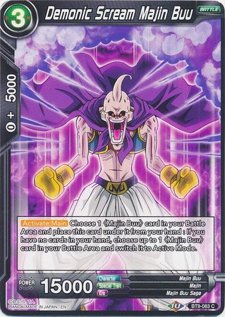 Demonic Scream Majin Buu (BT9-083) [Universal Onslaught] | Tables and Towers