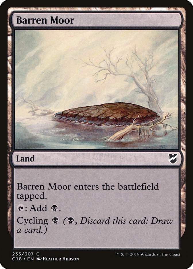 Barren Moor [Commander 2018] | Tables and Towers