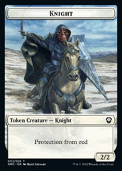 Soldier // Knight Double-Sided Token [Dominaria United Tokens] | Tables and Towers