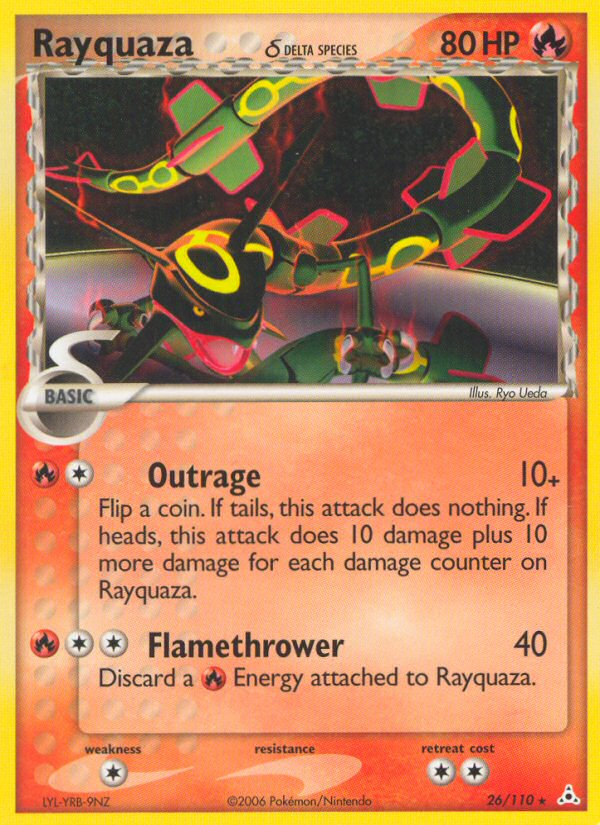 Rayquaza (26/110) (Delta Species) [EX: Holon Phantoms] | Tables and Towers