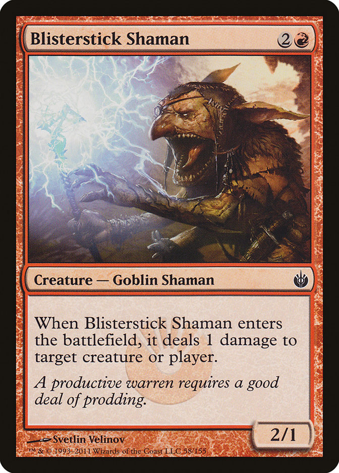 Blisterstick Shaman [Mirrodin Besieged] | Tables and Towers