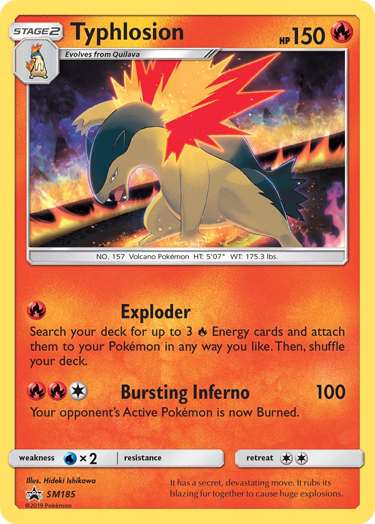 Typhlosion (SM185) [Sun & Moon: Black Star Promos] | Tables and Towers