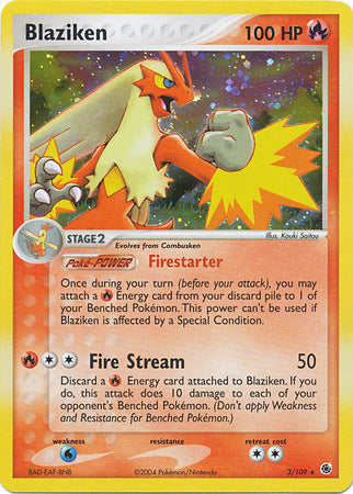 Blaziken (3/109) (Cosmos Holo) [EX: Battle Stadium] | Tables and Towers