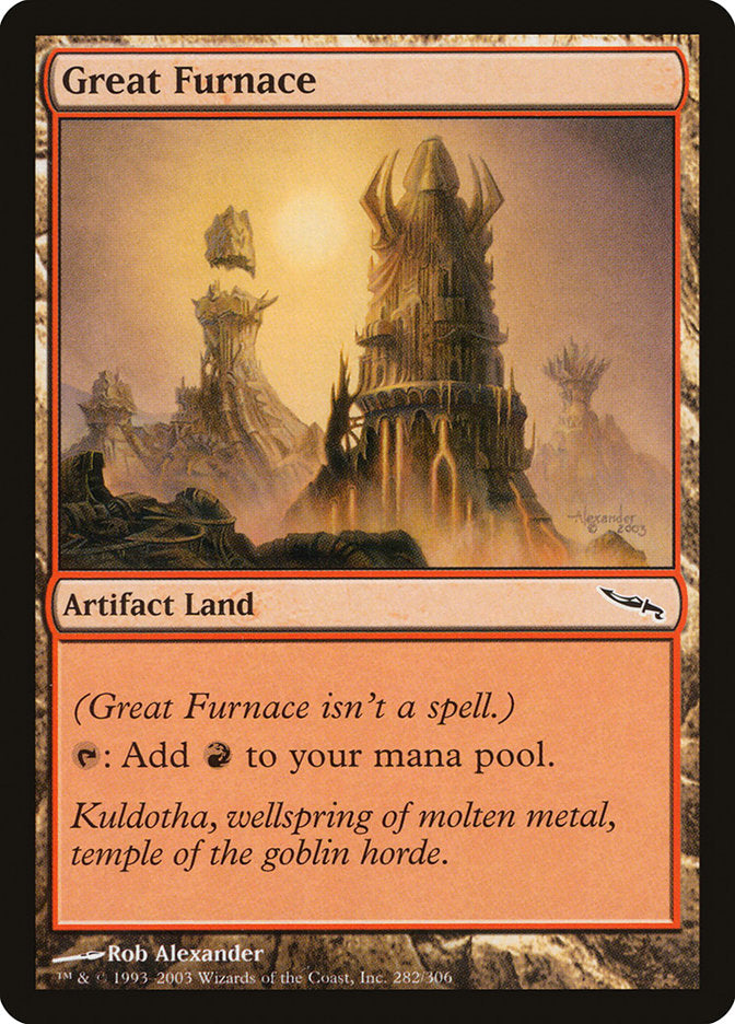 Great Furnace [Mirrodin] | Tables and Towers