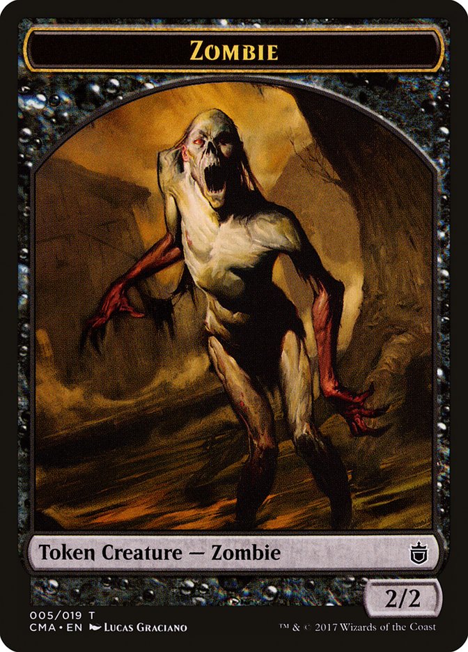 Zombie Token [Commander Anthology Tokens] | Tables and Towers