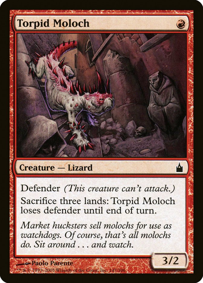 Torpid Moloch [Ravnica: City of Guilds] | Tables and Towers