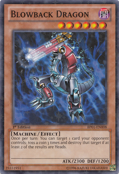 Blowback Dragon [BP01-EN008] Starfoil Rare | Tables and Towers