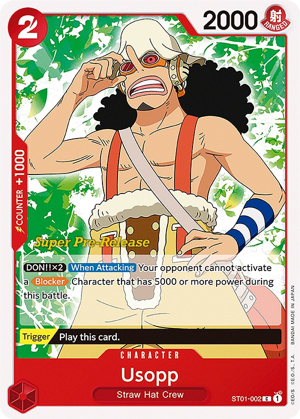 Usopp [Super Pre-Release Starter Deck: Straw Hat Crew] | Tables and Towers