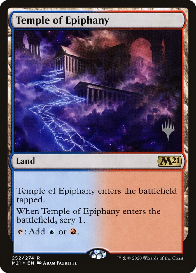 Temple of Epiphany (Promo Pack) [Core Set 2021 Promos] | Tables and Towers