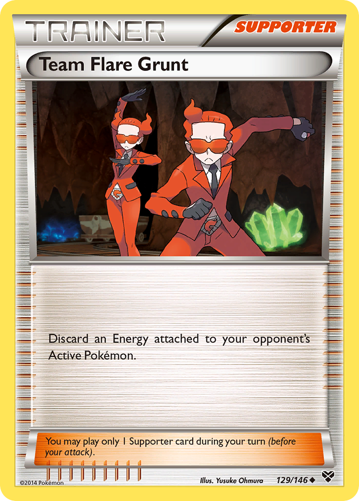 Team Flare Grunt (129/146) [XY: Base Set] | Tables and Towers