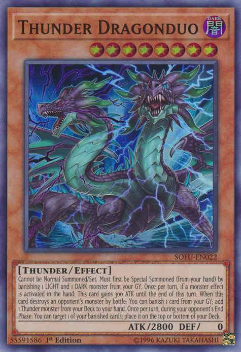 Thunder Dragonduo [SOFU-EN022] Super Rare | Tables and Towers