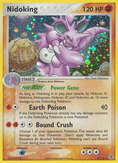 Nidoking (8/112) [EX: FireRed & LeafGreen] | Tables and Towers