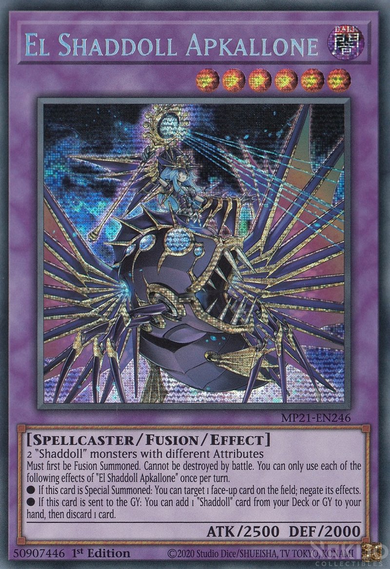 El Shaddoll Apkallone [MP21-EN246] Prismatic Secret Rare | Tables and Towers