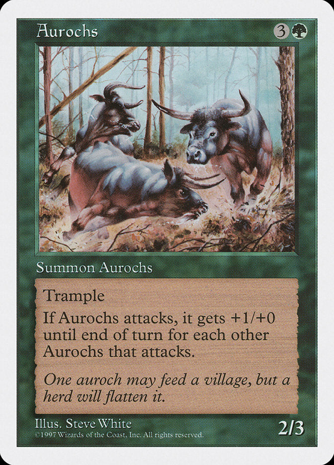 Aurochs [Fifth Edition] | Tables and Towers