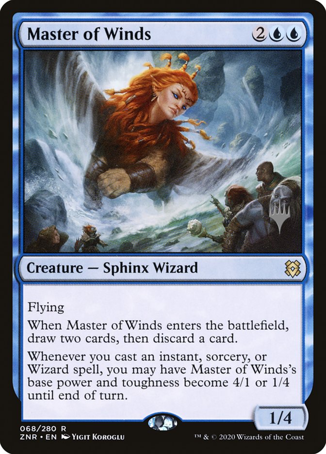 Master of Winds (Promo Pack) [Zendikar Rising Promos] | Tables and Towers