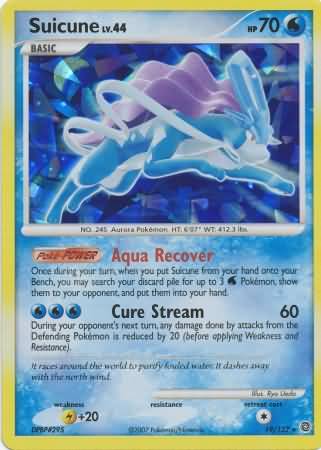 Suicune (19/132) (Cracked Ice Holo) [Diamond & Pearl: Secret Wonders] | Tables and Towers