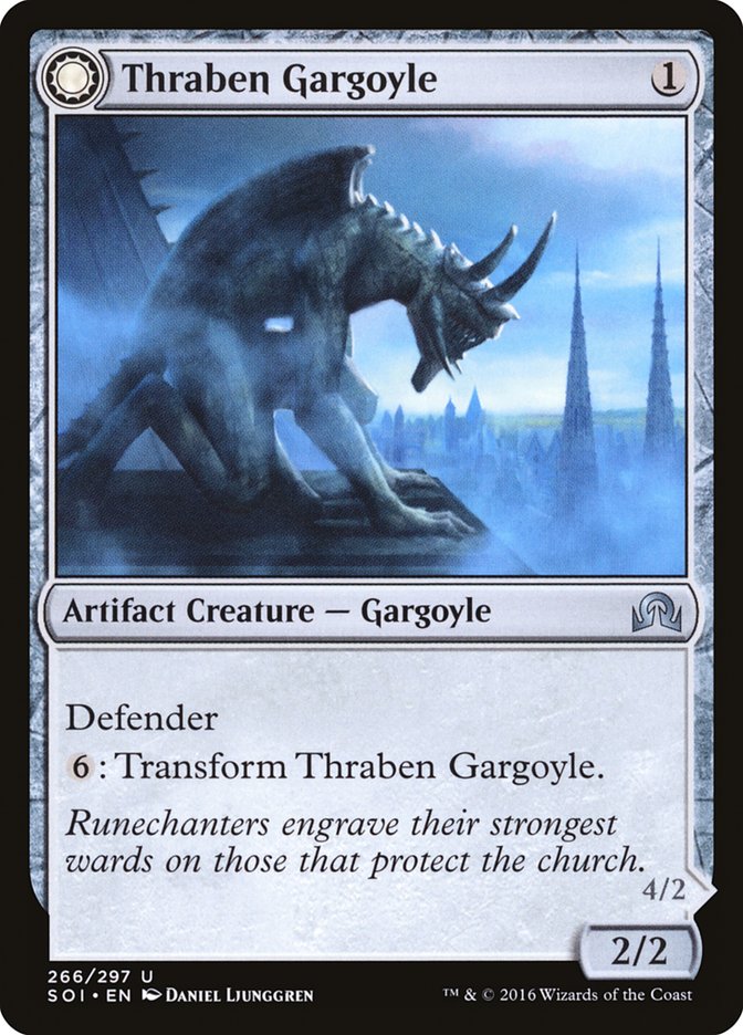 Thraben Gargoyle // Stonewing Antagonizer [Shadows over Innistrad] | Tables and Towers