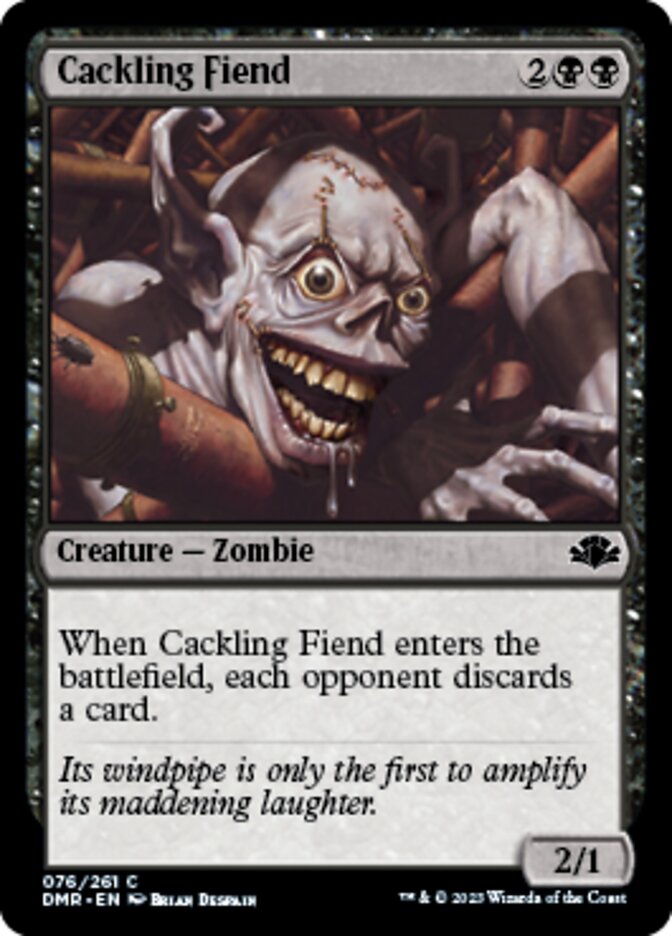 Cackling Fiend [Dominaria Remastered] | Tables and Towers