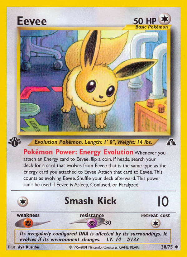 Eevee (38/75) [Neo Discovery 1st Edition] | Tables and Towers