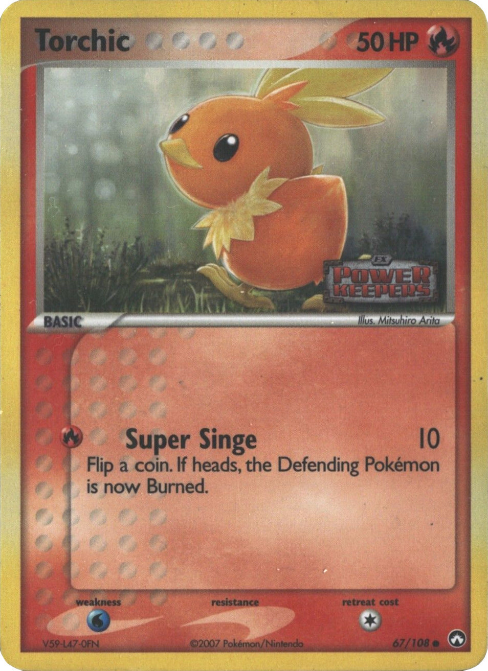 Torchic (67/108) (Stamped) [EX: Power Keepers] | Tables and Towers