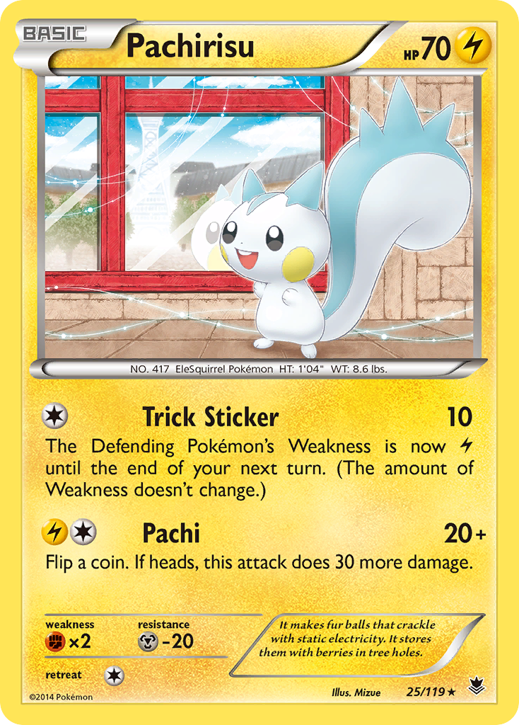 Pachirisu (25/119) [XY: Phantom Forces] | Tables and Towers