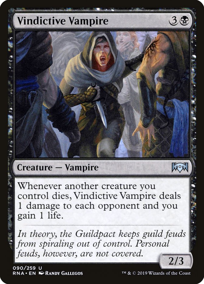 Vindictive Vampire [Ravnica Allegiance] | Tables and Towers