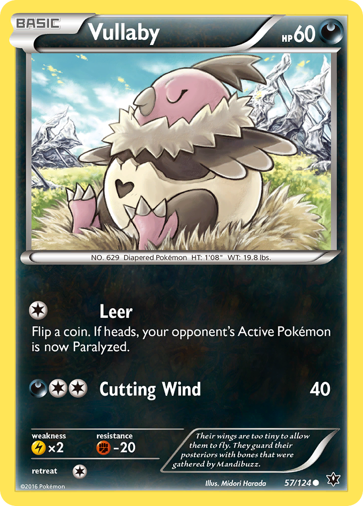 Vullaby (57/124) [XY: Fates Collide] | Tables and Towers