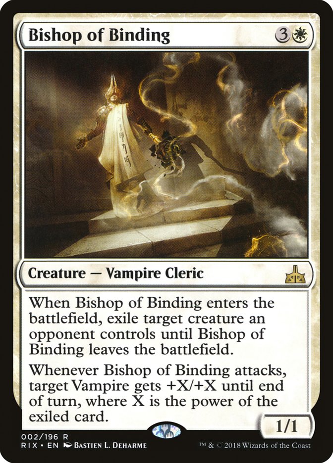 Bishop of Binding [Rivals of Ixalan] | Tables and Towers