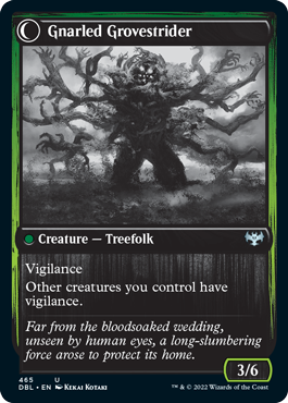 Dormant Grove // Gnarled Grovestrider [Innistrad: Double Feature] | Tables and Towers