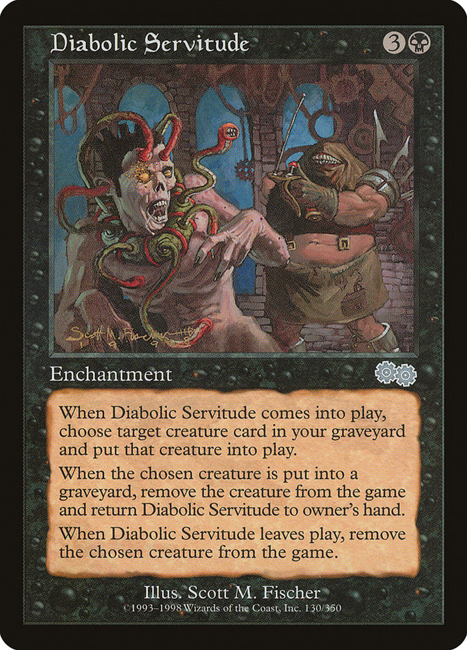 Diabolic Servitude [Urza's Saga] | Tables and Towers