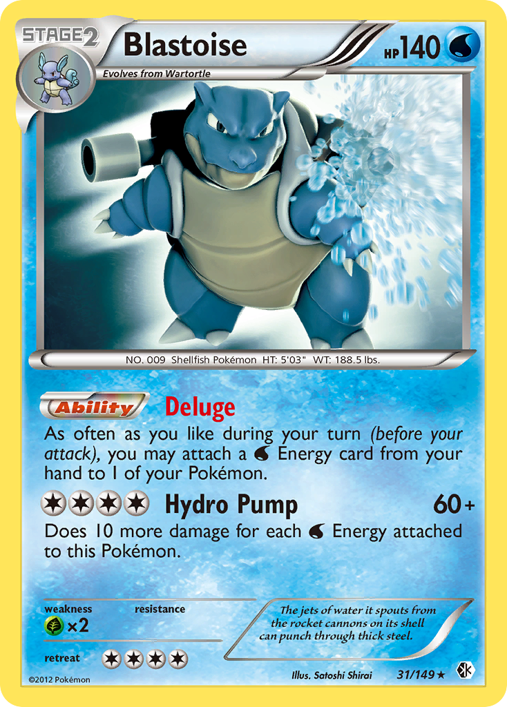 Blastoise (31/149) [Black & White: Boundaries Crossed] | Tables and Towers