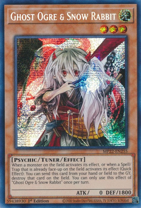 Ghost Ogre & Snow Rabbit [MP22-EN255] Prismatic Secret Rare | Tables and Towers