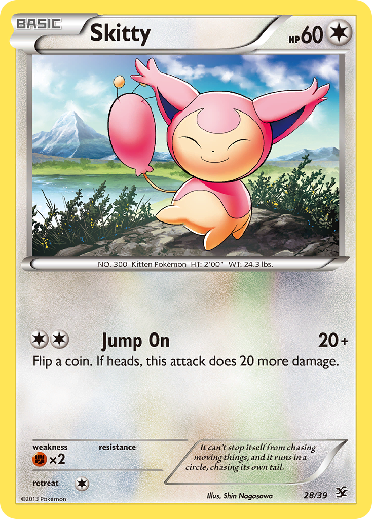 Skitty (28/39) [XY: Kalos Starter Set] | Tables and Towers