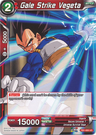 Gale Strike Vegeta (TB1-005) [The Tournament of Power] | Tables and Towers