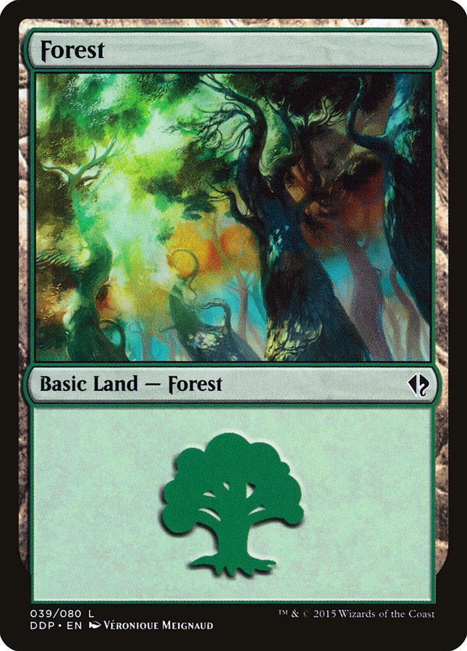 Forest (39) [Duel Decks: Zendikar vs. Eldrazi] | Tables and Towers