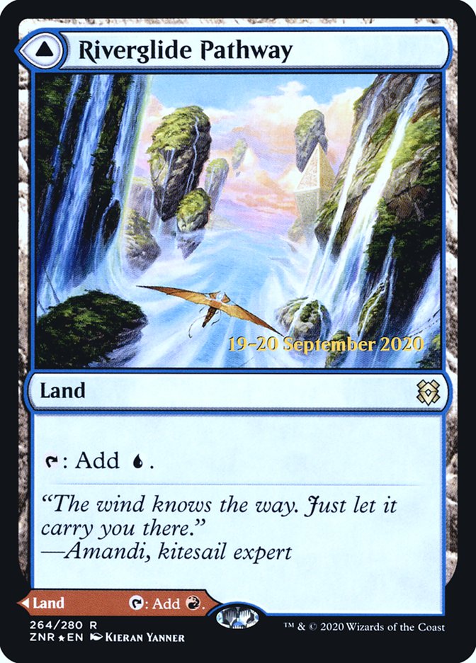 Riverglide Pathway // Lavaglide Pathway [Zendikar Rising Prerelease Promos] | Tables and Towers