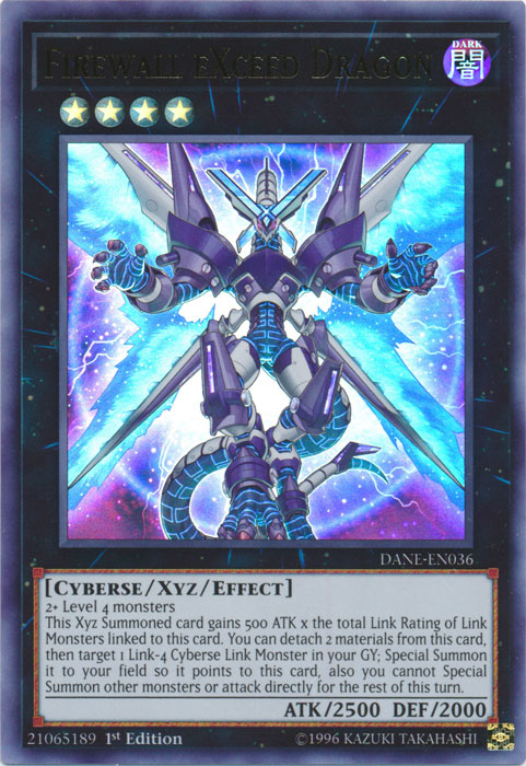 Firewall eXceed Dragon [DANE-EN036] Ultra Rare | Tables and Towers