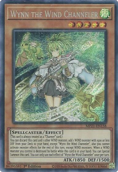 Wynn the Wind Channeler [MP21-EN158] Prismatic Secret Rare | Tables and Towers