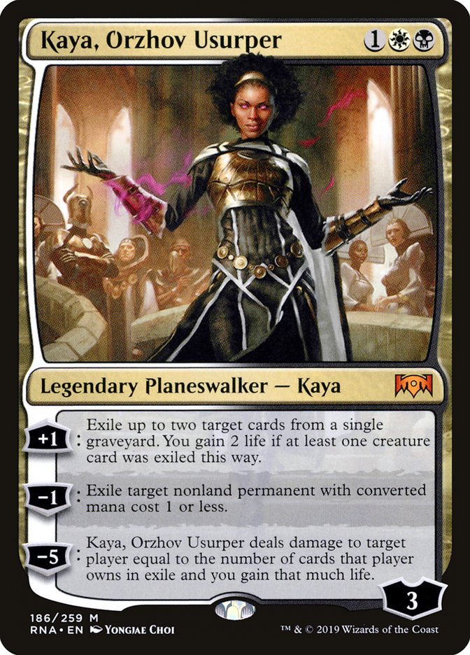 Kaya, Orzhov Usurper [Ravnica Allegiance] | Tables and Towers