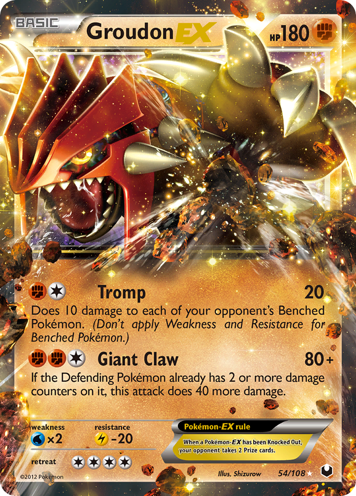 Groudon EX (54/108) [Black & White: Dark Explorers] | Tables and Towers