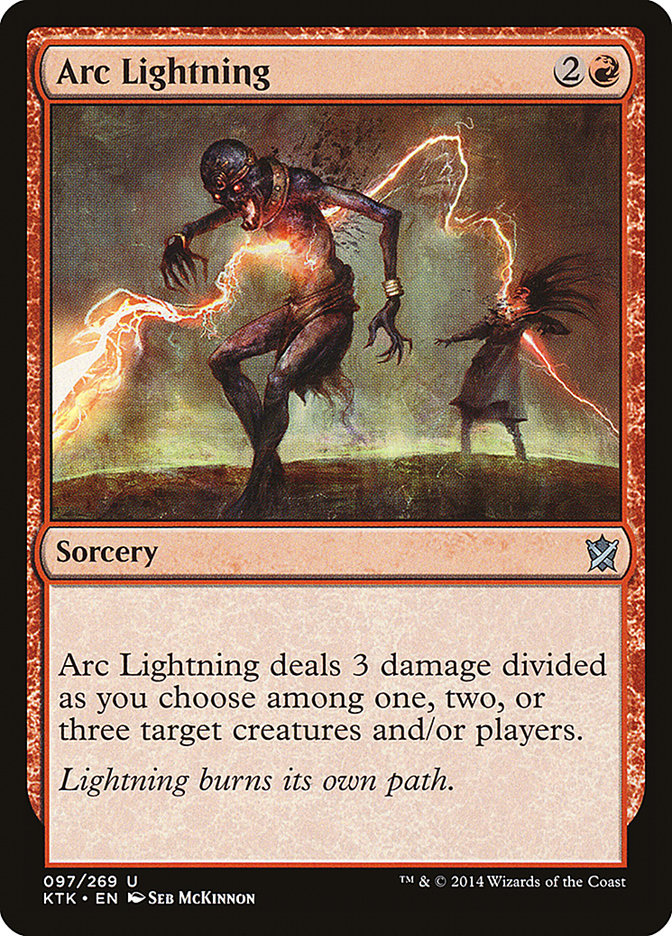 Arc Lightning [Khans of Tarkir] | Tables and Towers