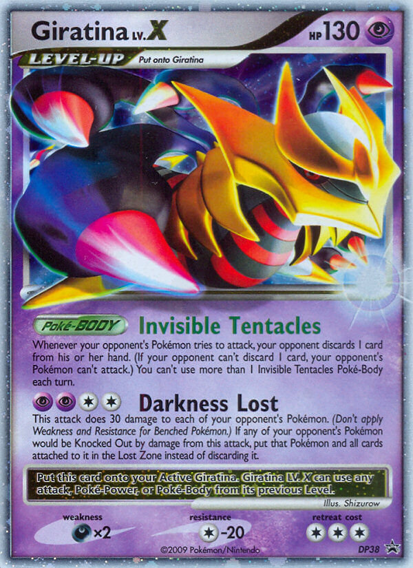 Giratina LV.X (DP38) [Diamond & Pearl: Black Star Promos] | Tables and Towers