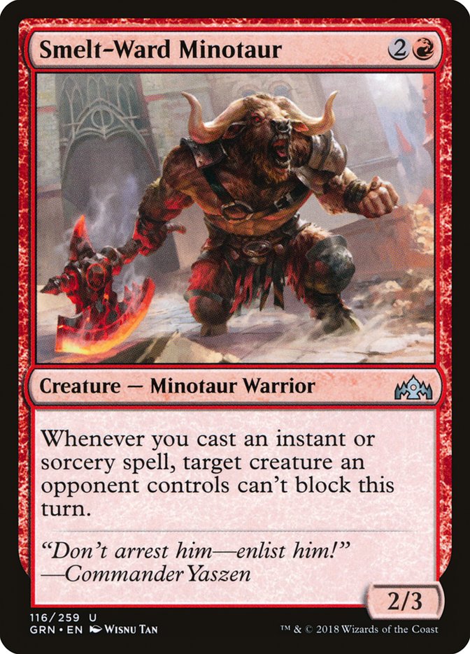 Smelt-Ward Minotaur [Guilds of Ravnica] | Tables and Towers