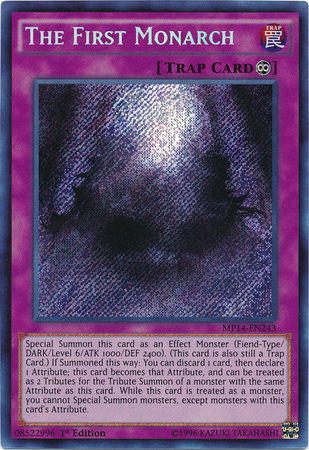 The First Monarch [MP14-EN243] Secret Rare | Tables and Towers