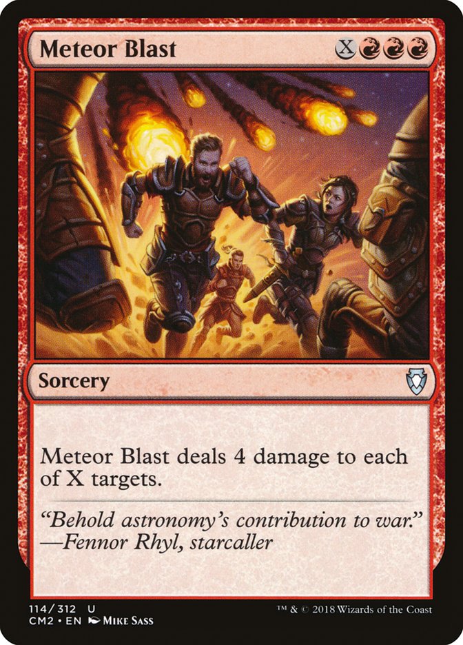 Meteor Blast [Commander Anthology Volume II] | Tables and Towers