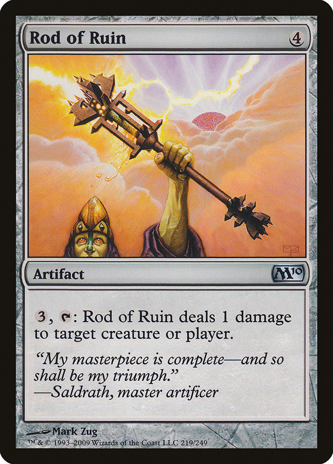 Rod of Ruin [Magic 2010] | Tables and Towers