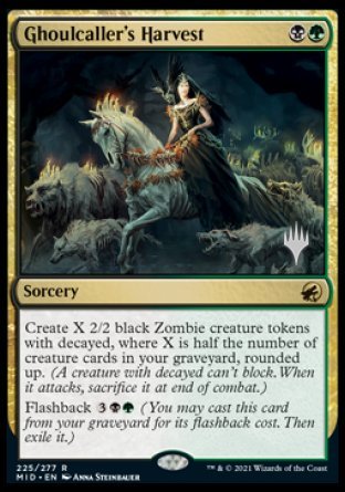 Ghoulcaller's Harvest (Promo Pack) [Innistrad: Midnight Hunt Promos] | Tables and Towers