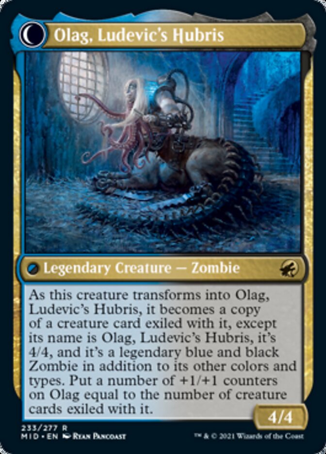 Ludevic, Necrogenius // Olag, Ludevic's Hubris [Innistrad: Midnight Hunt] | Tables and Towers