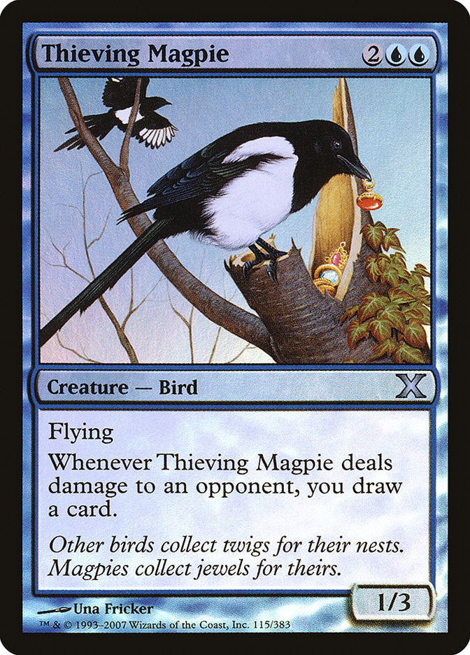 Thieving Magpie (Premium Foil) [Tenth Edition] | Tables and Towers