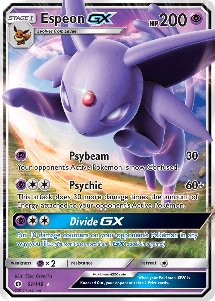 Espeon GX (61/149) [Sun & Moon: Base Set] | Tables and Towers